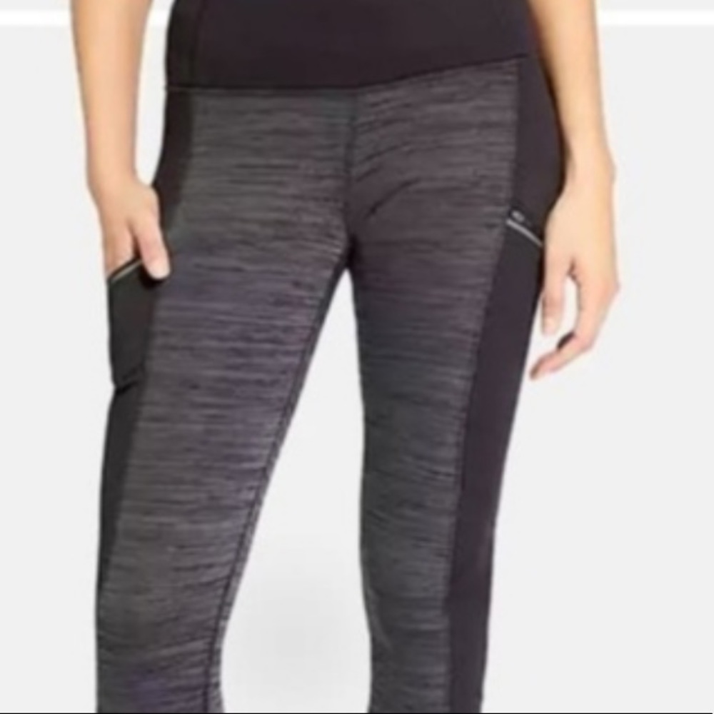 ATHLETA Polartec Fleece Lined Running Leggings S